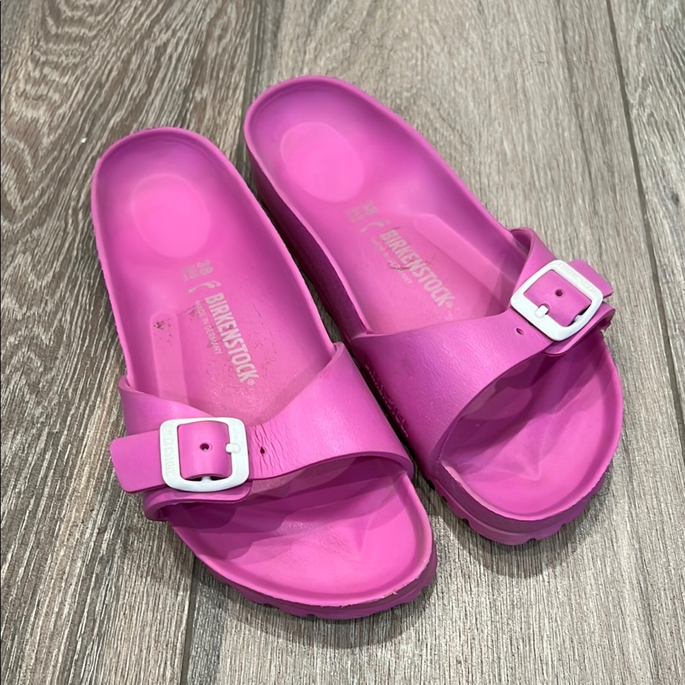 Birkenstock Madrid EVA Pink Slide Sandals